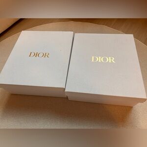 lot of 2 dior empty gift box